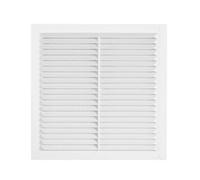 AP Supplies D/235W 235mm X 235mm Louvre Vent - Efficient Air Circulation, Prevent Dust, Debris And Insects To Enter Your Space
