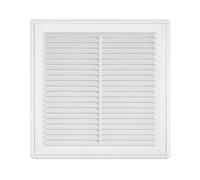 AP Supplies D/250 Rw Classic 250mm Louvre Vent - Efficient Air Circulation, Prevent Dust, Debris And Insects To Enter Your Space