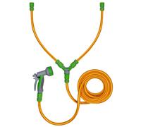 AP Supplies Dog Shower Kit with Valves, 5m Hose, Yellow