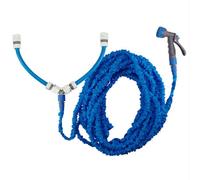 AP Supplies Dog Shower Mix Hot/cold Water Expanding 5M-15M Blue