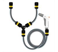 AP Supplies Dog Shower Mix Hot/cold Water Grey