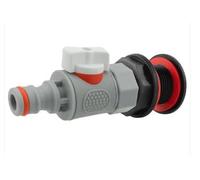 AP Supplies Drain Kit Plug Valve Outlet, Grey/Black