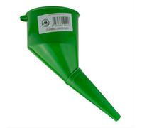 AP Supplies Fuel Funnel With Fine Mesh Filter And Handle For Easy Refilling - Thick Plastic Fuel Funnel (Green)