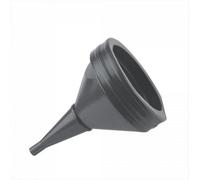 AP Supplies Fuel Funnel With Fine Mesh Filter And Handle For Easy Refilling - Thick Plastic Fuel Funnel (Large Straight)