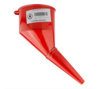 AP Supplies Fuel Funnel With Fine Mesh Filter And Handle For Easy Refilling - Thick Plastic Fuel Funnel (Red)