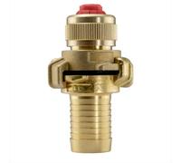 AP Supplies Geka Type Brass Claw Set 13mm Barb And 1/2 Hose Connector