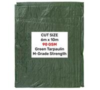 AP Supplies Green M-Grade Tarpaulin 6M X 10M