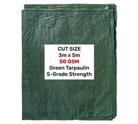 AP Supplies Green S-Grade Tarpaulin 3M X 5M