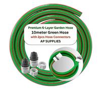 AP Supplies Green Water Hose 1/2in, 6-Layer, Caravan & Motorhome (10m)