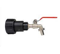 AP Supplies Ibc 2 S60X6 3/4 Bspf Extender Adaptor With Lever Tap 3/4 Barb