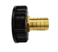 AP Supplies Ibc 2" S60X6 Cap With 19mm Brass Barb
