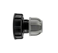 AP Supplies Ibc 2" S60X6 Cap With 20mm Mdpe Straight