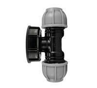 AP Supplies Ibc 2 S60X6 Cap With 25mm Mdpe Tee
