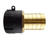 AP Supplies Ibc 2" S60X6 Cap With 50mm Brass Barb