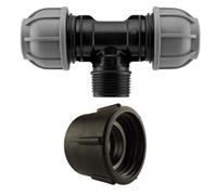 AP Supplies Ibc 2 S60X6 Cap With 50mm Mdpe Tee