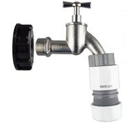 AP Supplies Ibc 2" S60X6 Cap With Bib Tap And Max Flo Hose Connectors Set