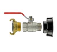 AP Supplies Ibc 2 S60X6 Cap With Bspm-F Lever Valve And Geka Type Fitting