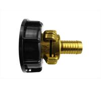 AP Supplies Ibc 2" S60X6 Cap With Geka Type Fittings 13mm Barb