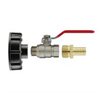 AP Supplies Ibc 2" S60X6 Cap With Lever Valve And 13mm Brass Barb