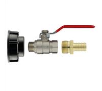 AP Supplies Ibc 2" S60X6 Cap With Lever Valve And 13mm Brass Barb