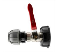 AP Supplies Ibc 2" S60X6 Cap With Lever Valve And 25mm Mdpe Straight