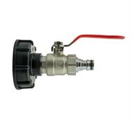 AP Supplies Ibc 2 S60X6 Cap With Lever Valve And Male Quick Connector Zinc