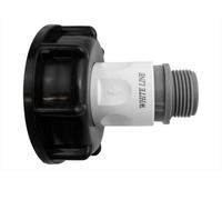AP Supplies Ibc 2" S60X6 Cap With Male Quick Connector And 3/4" Bsp Threaded Hose Connector