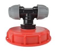 AP Supplies Ibc 6-Inch Cap Kit With 25mm Mdpe Tee