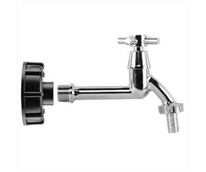 AP Supplies IBC Adaptor Cap 2in S60X6, 1/2in BSP, Chrome Tap