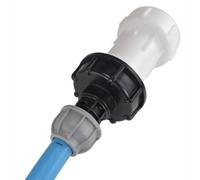 AP Supplies Ibc Extender With 2 S60X6 Cap And 25mm Mdpe Straight