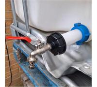 AP Supplies Ibc S60X6 M-F Extender Swivel With S60X6 Cap And Quick Connect Lever Tap 3/4 Bsp