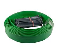 AP Supplies Lawn Border Set, Easy Border 40mm Green 10M With Pegs