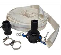AP Supplies Lay Flat Hose Set L, 8 Bar, 15m, 1.25in