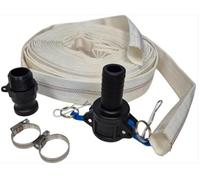 AP SUPPLIES Lay Flat Lined Hose - Essential Piece of Equipment Designed for Versatility and Efficiency in Various Industrial and Agricultural Applications. (20M 2-Inch Lay Flat Set L)