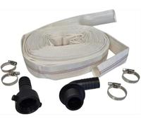 AP SUPPLIES Lay Flat Lined Hose - Essential Piece of Equipment Designed for Versatility and Efficiency in Various Industrial and Agricultural Applications. (10M 1.25-Inch Lay Flat Set G)