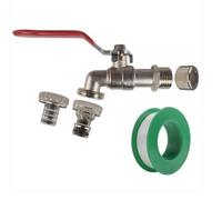 AP Supplies Lever Tap Kit, Zinc, Quick Connect and Barbed