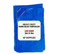 AP Supplies M-Grade Lldpe Blue Tarpaulin 3M X 4M