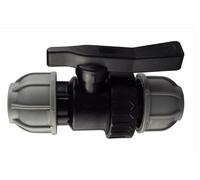 AP Supplies MDPE Valve 32mm, PN10 Compression Fitting