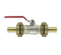 AP Supplies Metal Lever Valve 1 Bspf With Geka Type Claws 25mm Barb