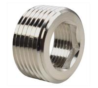 AP Supplies Nickel Thread Conversion Cap 3/4in to 1/2in BSP