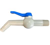 AP Supplies Pp Tap 45 Degree With 1/2 Bspm Inlet 170mm