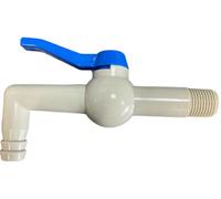 AP Supplies Pp Tap 90 Degree With 1/2 Bspm Inlet 150mm