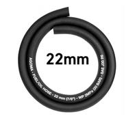 AP Supplies Reinforced Fuel Hose 22mm x 1m, Oil Resistant Rubber Pipe