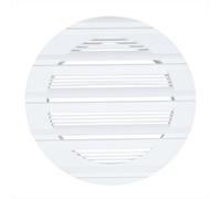 AP Supplies Round Bella 150mm Louvre Vent - Efficient Air Circulation, Prevent Dust, Debris And Insects To Enter Your Space