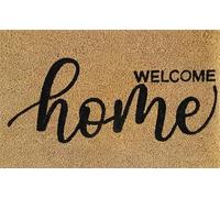 AP Supplies Rubber-Backed Coir Door Mat, 40cm x 60cm