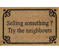 AP Supplies Rubber-Backed Coir Door Mat 40cm x 60cm - Durable, Non-Slip, Eco-Friendly, Absorbent Coir Mat for Indoor/Outdoor, Entrance, Floor (SELLING SOMETHING? TRY THE NEIGHBOURS)