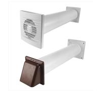 AP Supplies Through Wall Vent Kit, STYL Fan, Humidistat