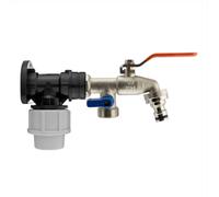 AP Supplies Wall Flange Kit 20mm Mdpe - Double Lever Tap 1/2"