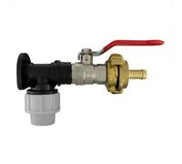 AP Supplies Wall Flange Kit 20mm Mdpe - Lever Valve & Geka 1/2"