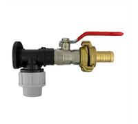 AP Supplies Wall Flange Kit 20mm Mdpe - Lever Valve & Geka 3/4"